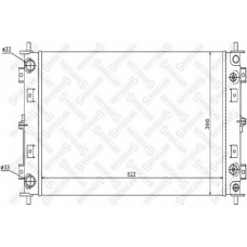 10-25610-SX STELLOX Радиатор, охлаждение двигателя