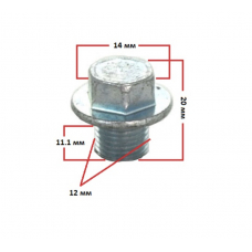 11128-01M00 NISSAN Болт металлический