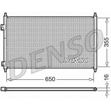 DCN40018 DENSO Конденсатор, кондиционер