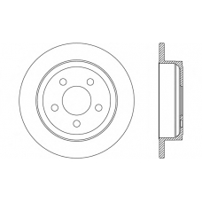 BDA2676.10 OPEN PARTS Тормозной диск