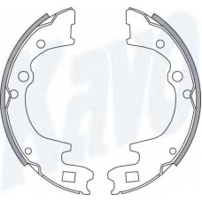 BS-5430 KAVO PARTS Комплект тормозных колодок