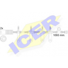 610501 E C ICER Сигнализатор, износ тормозных колодок