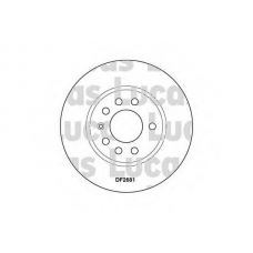 DF2681 TRW Тормозной диск