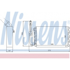 92003 NISSENS Испаритель, кондиционер
