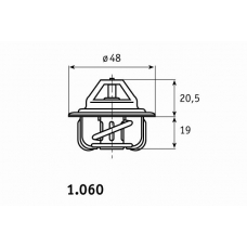 1.060.79 BEHR Термостат, охлаждающая жидкость