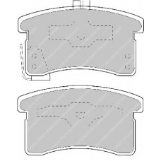 FDB974 FERODO Комплект тормозных колодок, дисковый тормоз