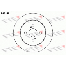 BS7143 FTE Тормозной диск