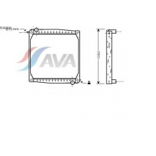 SCA2010 AVA Радиатор, охлаждение двигателя