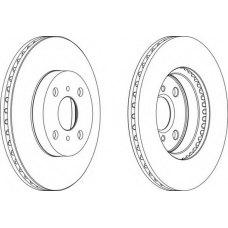 DDF1779-1 FERODO Тормозной диск