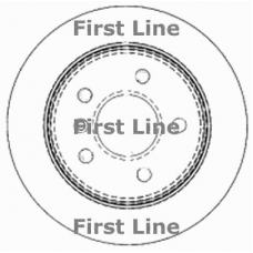 FBD1535 FIRST LINE Тормозной диск