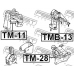 TMB-13 FEBEST Подвеска, двигатель