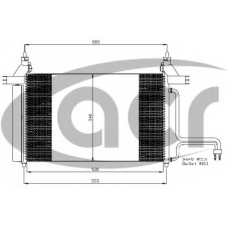 300538 ACR Конденсатор, кондиционер