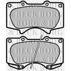 BBP1927 BORG & BECK Комплект тормозных колодок, дисковый тормоз