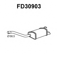 FD30903 VENEPORTE Глушитель выхлопных газов конечный