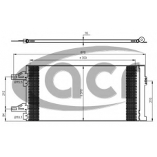 300688 ACR Конденсатор, кондиционер