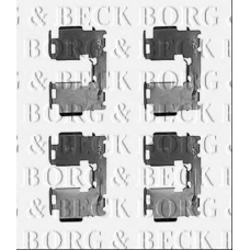 BBK1546 BORG & BECK Комплектующие, колодки дискового тормоза