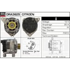 DRA3625 DELCO REMY Генератор
