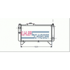 3102901 KUHLER SCHNEIDER Радиатор, охлаждение двигател