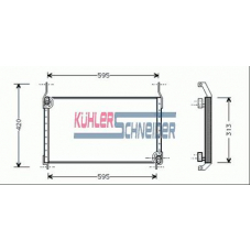 1722301 KUHLER SCHNEIDER Конденсатор, кондиционер