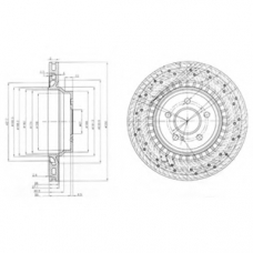 BG3917 DELPHI Тормозной диск