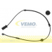 V40-72-0413 VEMO/VAICO Сигнализатор, износ тормозных колодок