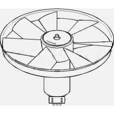 107 723 TOPRAN Вентилятор, охлаждение двигателя