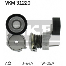 VKM 31220 SKF Натяжной ролик, поликлиновой  ремень