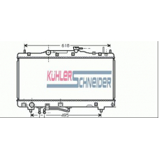 3200771 KUHLER SCHNEIDER Радиатор, охлаждение двигател