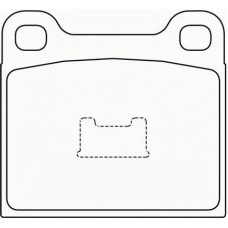 T0449 PAGID Комплект тормозных колодок, дисковый тормоз