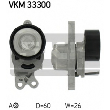 VKM 33300 SKF Натяжной ролик, поликлиновой  ремень