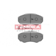 JQ1012956 KAMOKA Комплект тормозных колодок, дисковый тормоз
