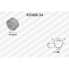 KD458.34 SNR Комплект ремня грм