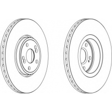 DDF1405C FERODO Тормозной диск