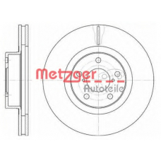 6715.10 METZGER Тормозной диск