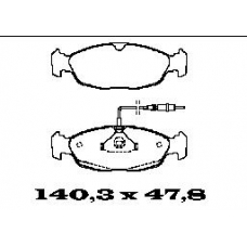 BL1318A2 FTE Комплект тормозных колодок, дисковый тормоз