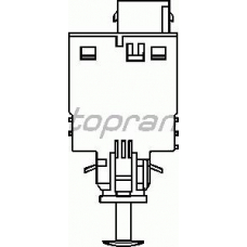 500 500 TOPRAN Выключатель, привод сцепления (tempomat)