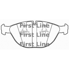 FBP3503 FIRST LINE Комплект тормозных колодок, дисковый тормоз