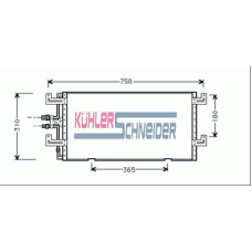 3520101 KUHLER SCHNEIDER Конденсатор, кондиционер