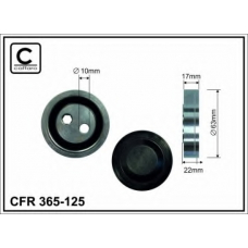 365-125 CAFFARO Натяжной ролик, поликлиновой  ремень