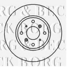 BBD5090 BORG & BECK Тормозной диск
