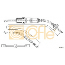 10.3411 COFLE Трос, управление сцеплением