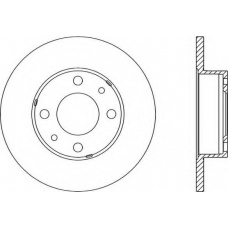 BDR1131.10 OPEN PARTS Тормозной диск