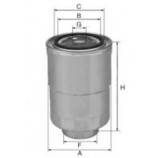 XN349 UNIFLUX FILTERS Топливный фильтр