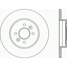 BDA2183.10 OPEN PARTS Тормозной диск