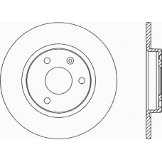 BDA1111.10 OPEN PARTS Тормозной диск