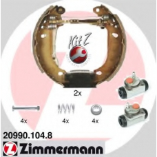 20990.104.8 ZIMMERMANN Комплект тормозных колодок