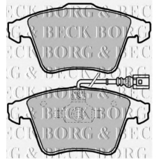 BBP2144 BORG & BECK Комплект тормозных колодок, дисковый тормоз