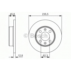 0 986 479 913 BOSCH Тормозной диск