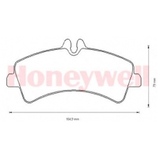 573510B BENDIX Комплект тормозных колодок, дисковый тормоз