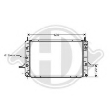 8142305 DIEDERICHS Радиатор, охлаждение двигателя